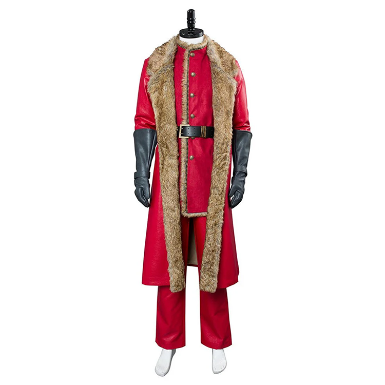 Custom Made The Christmas Chronicles Santa Claus Père Noël Cosplay Costume Red
