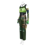 Game Green Valorant Skye Cosplay Costume (2)