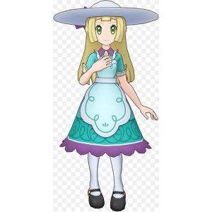 Pokemon Masters EX Series Cosplay Lillie Dresses Costume