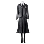 Addams Cosplay Costume Wednesday Season 2 Nevermore Academy Uniform (1)