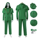 Custom Made Doctor Doom Cosplay Costume Avengers Doomsday Green Suit Adult