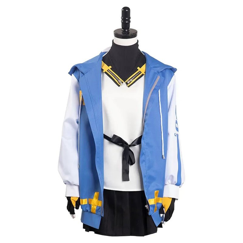 Custom Made Game Guilty Gear Bridget Cosplay Costume Adult Women Uniform (1)