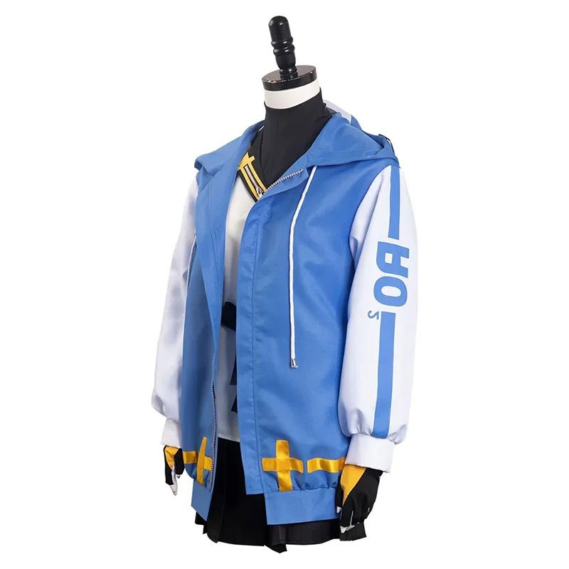 Custom Made Game Guilty Gear Bridget Cosplay Costume Adult Women Uniform (2)