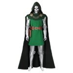 Fantastic Four Doctor Doom Green Outfit Version 2 Dr. Doom Costume Suit