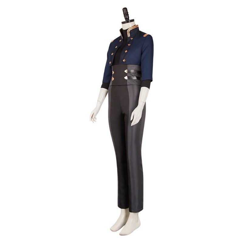 Anime Arcane Caitlyn Cosplay Uniform (2)