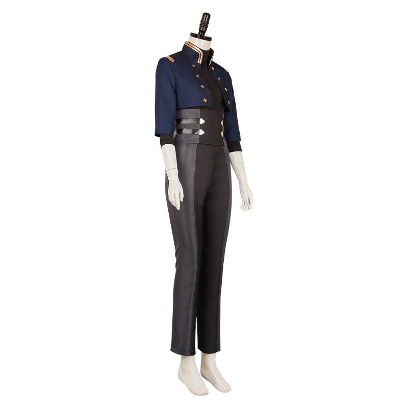 Anime Arcane Caitlyn Cosplay Uniform (6)