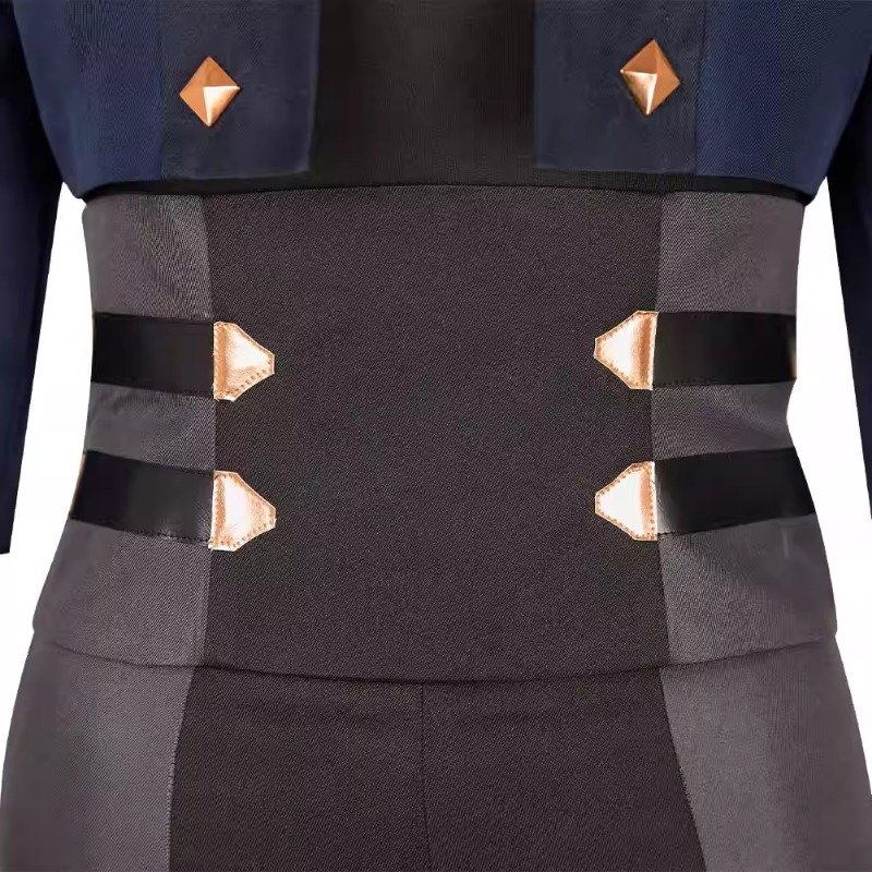 Anime Arcane Caitlyn Cosplay Uniform (8)