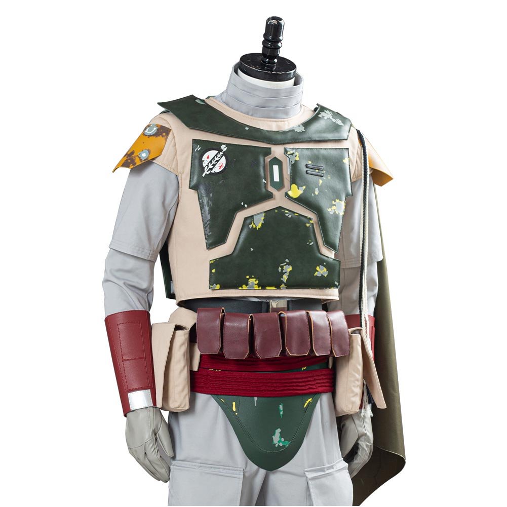 Boba Fett Bounty Hunter Uniform Manda Combat Armor Cosplay (2)