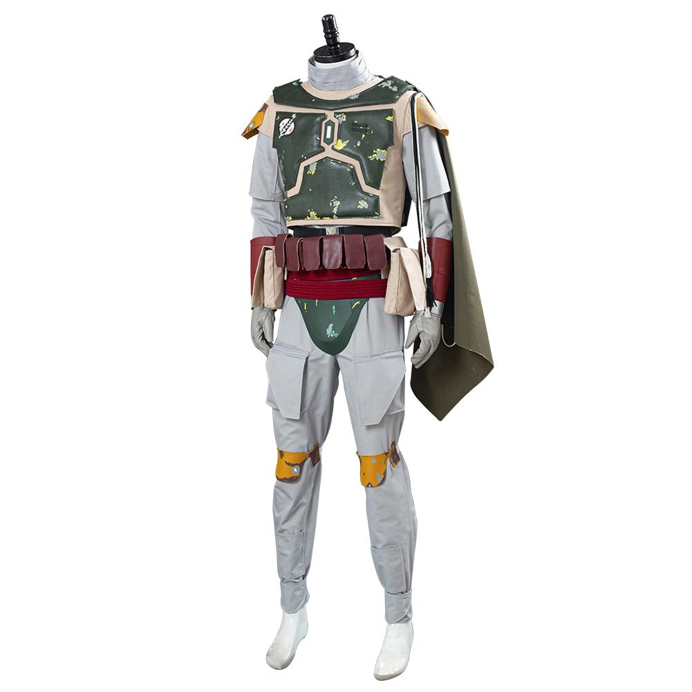 Boba Fett Bounty Hunter Uniform Manda Combat Armor Cosplay (5)