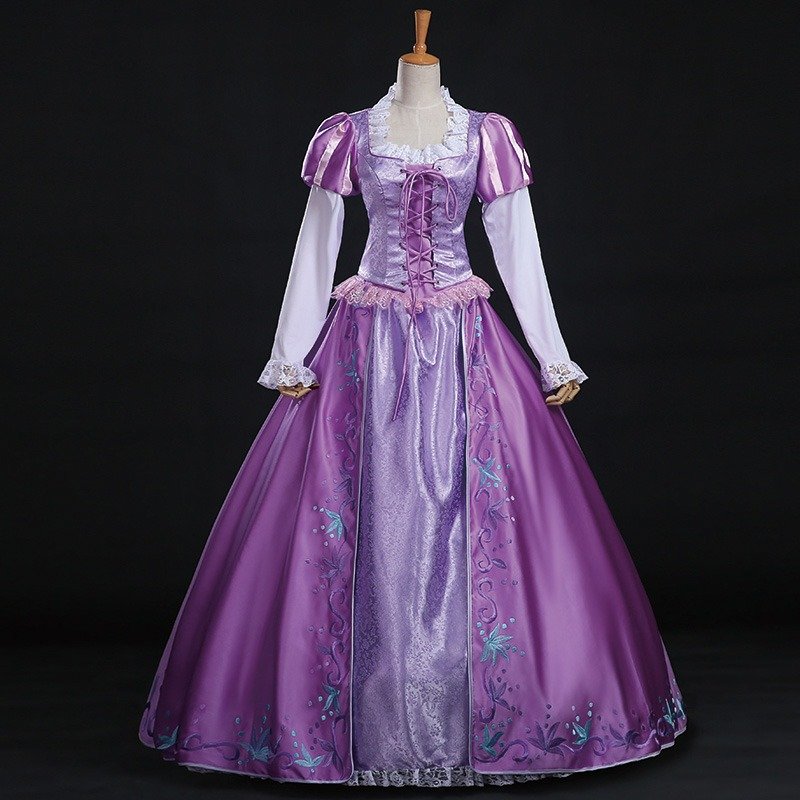 Custom Disney Tangled‌ Rapunzel‌ Princess Dress for Adult Women