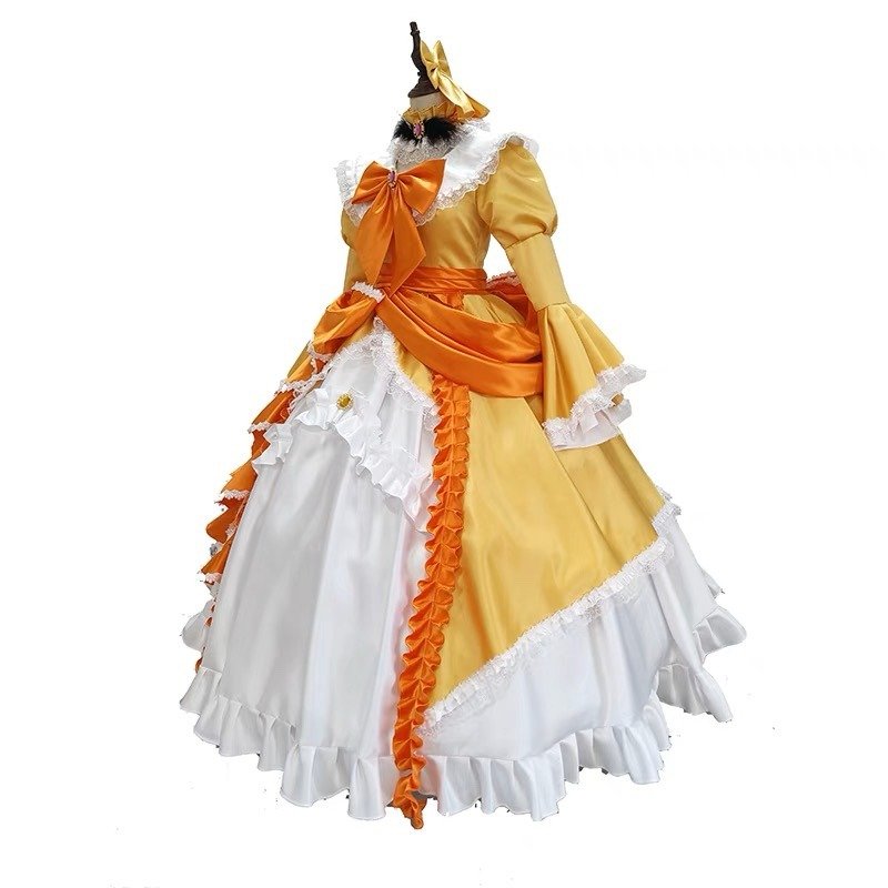 Custom Princess Rin Dress Kagamine Rin Daughter Of Evil Len Cosplay Costume (4)