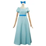 Neverland Peter Pan Wendy Dress Cosplay Costume Blue