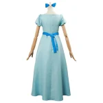 Neverland Peter Pan Wendy Dress Cosplay Costume Blue (1)