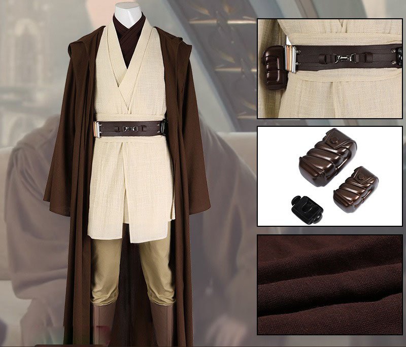 Obi-Wan Kenobi Robe Cosplay Costume (3)