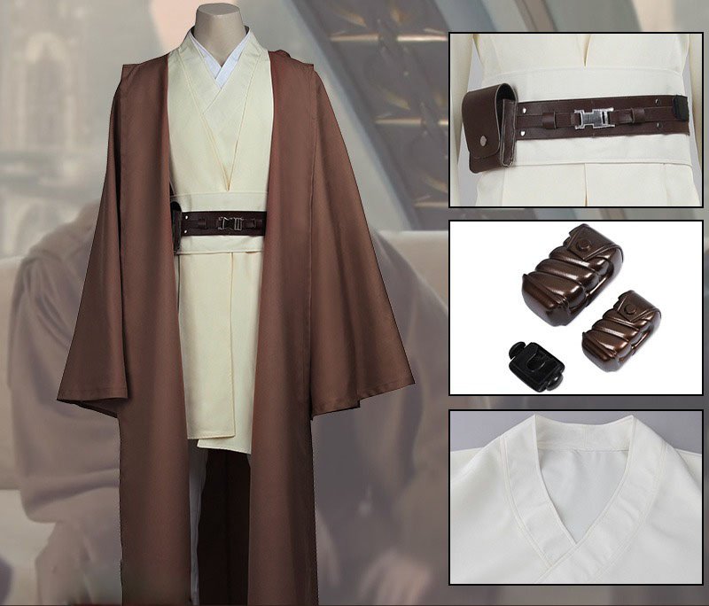 Obi-Wan Kenobi Robe Cosplay Costume (4)