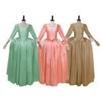 Opera Musical Hamilton Peggy Elizabeth Angelica Cosplay Ball Gown Dresses