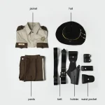 The Walking Dead Season 1 Rick Grimes Cosplay Costume (1)