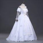 The White Queen Mirana Costume Alice in Wonderland Cosplay Costume (1)