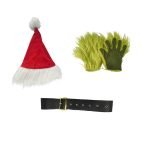 Custom Santa Claus Suits Adult for Christmas Green Santa Claus Costume (1)