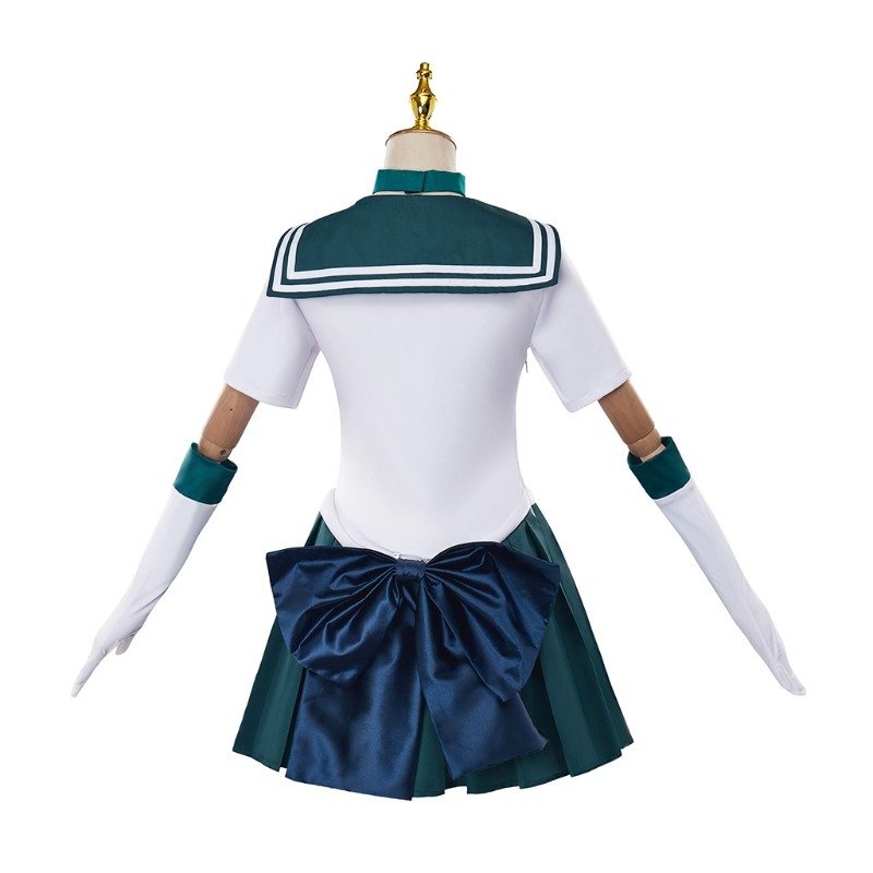 Custom Anime Sailor Moon Kaiou Michiru Cosplay Dress JK Uniform