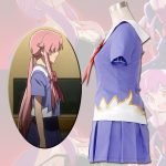 Custom Future Diary Mirai Nikki Yuno Gasai Cosplay Dress (1)