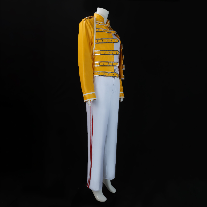 Custom Queen Lead Vocals Freddie Mercury Cosplay Costume (2)