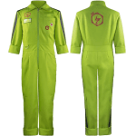 Danganronpa Two Cosplay Kazuichi Souda Costume Green Jumpsuits (1)