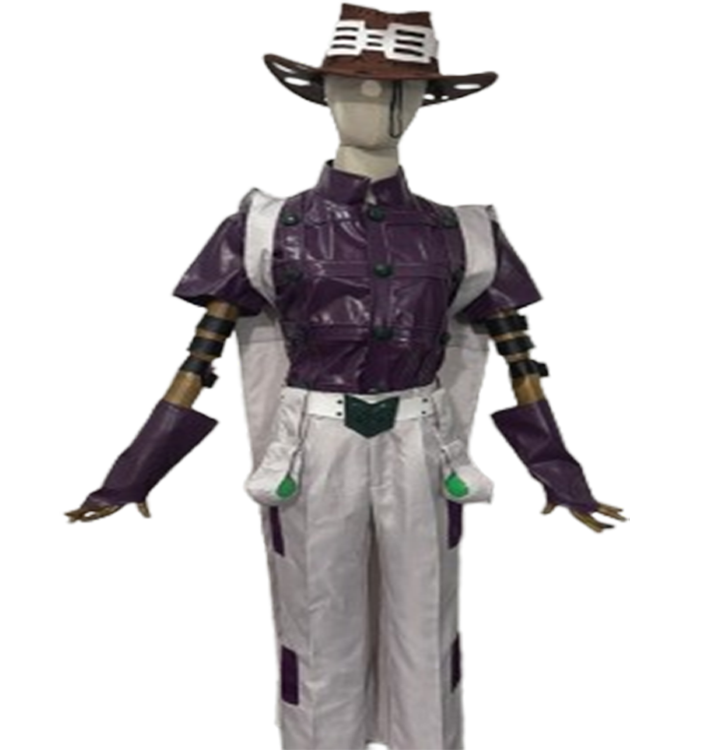 Anime Gyro Zeppeli Cosplay Costume Bizarre Adventure (3)