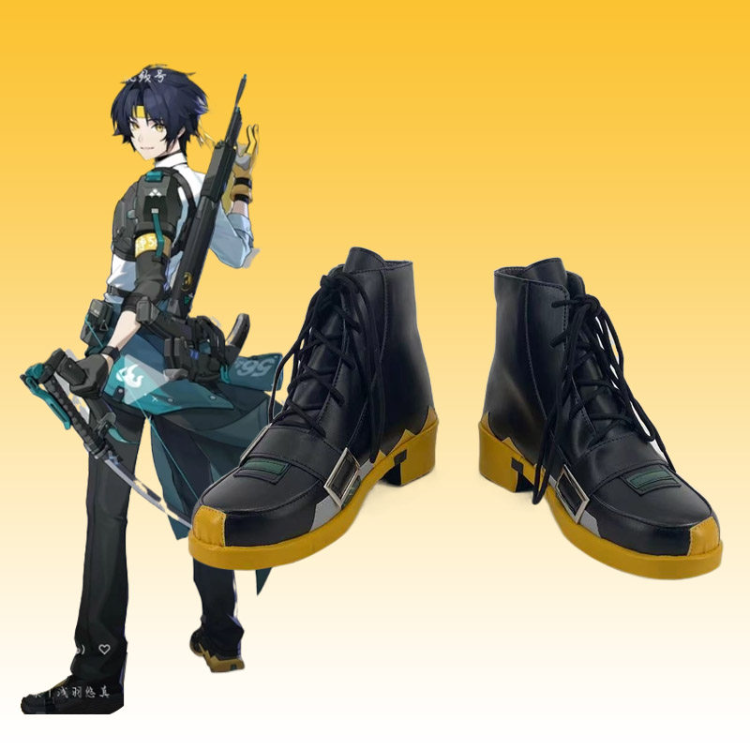 Game Zenless Zone Zero Asaba Harumasa Zzz Cosplay Shoes (1)