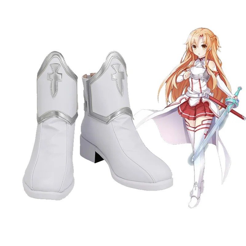 Sword Art Online SAO Yuuki Asuna Boots (1)