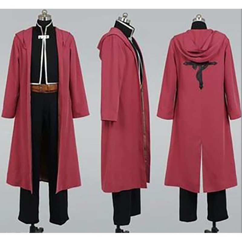 Custom Made Fullmetal Alchemist Edward Elric Cosplay Costume (1)