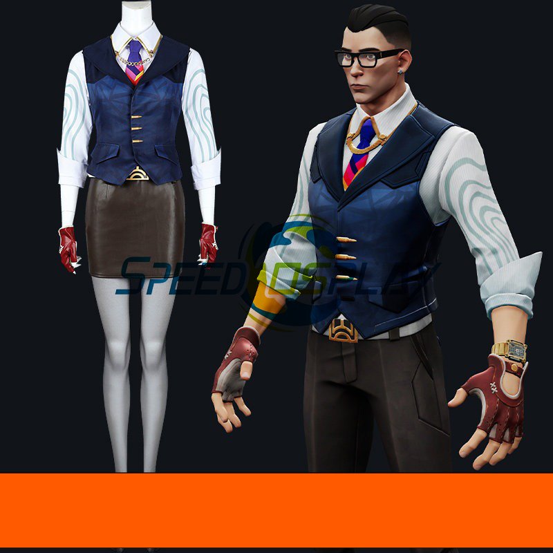 Custom Made Game Valorant Chamber Cosplay Costume
