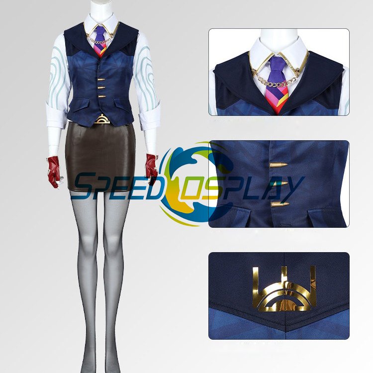 Custom Made Game Valorant Chamber Cosplay Costume