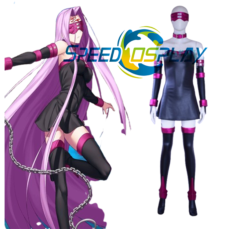 Fate Grand Order Fate Stay Night Rider Medusa Cosplay Costume (1)