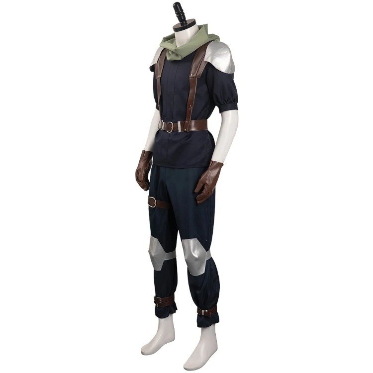 Final Fantasy VII Reunion-Crisis Core Cloud Strife Cosplay Costume (2)