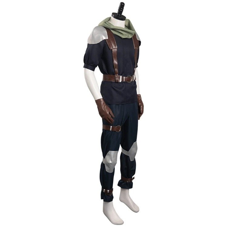 Final Fantasy VII Reunion-Crisis Core Cloud Strife Cosplay Costume (3)