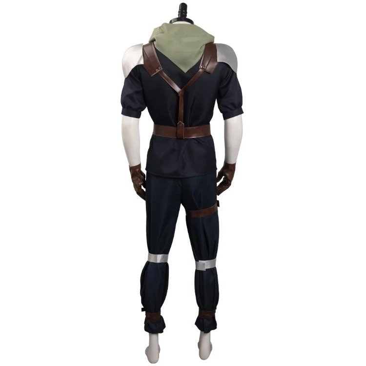 Final Fantasy VII Reunion-Crisis Core Cloud Strife Cosplay Costume (4)