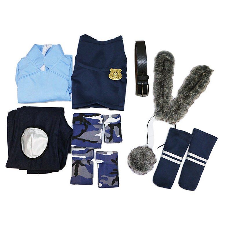 Judith Laverne Hopps Zootopia Zootropolis Suit Cosplay Costume (7)