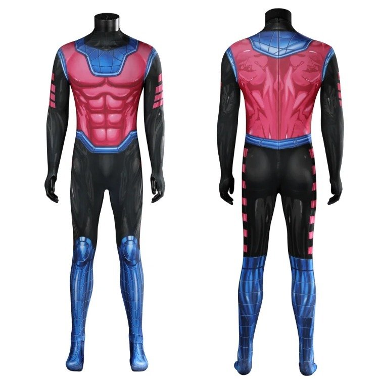 Man Gambit Remy Cosplay Costume Etienne LeBeau Cosplay Jumpsuit (2)