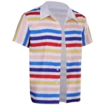 2023 Doll Allan Rainbow Striped Top Shirt (1)