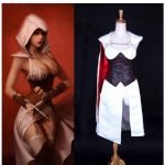 Assassins Creed Female Ezio Cosplay Altair Costume