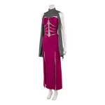 Cosplay Costume Mileena Mortal Kombat 2 Gown Dress (1)