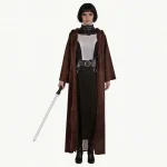 Custom Made Asajj Ventress Cosplay Costume Cloak Set Brown (1)