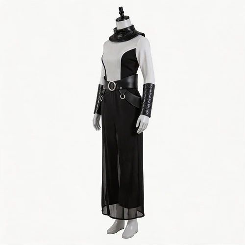 Custom Made Asajj Ventress Cosplay Costume Cloak Set Brown (4)