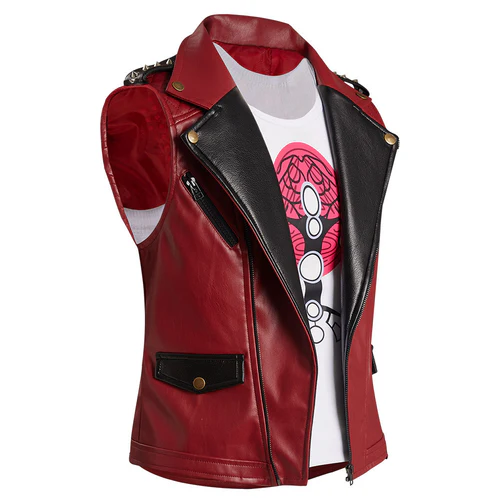 Custom Made Tr Men Red Vest 2 Pecices (3)