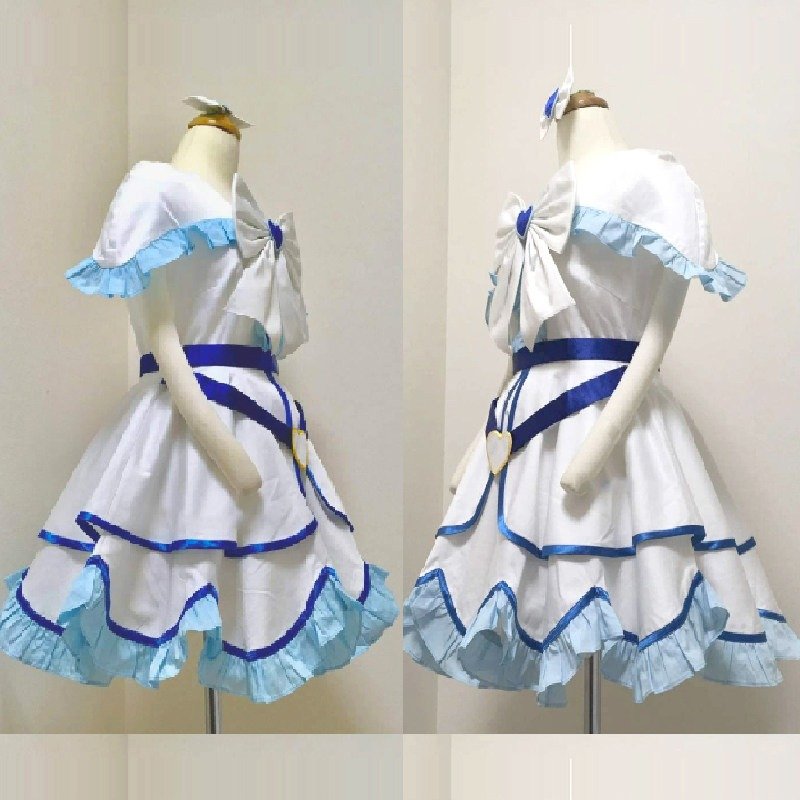Custom Made Yukijo Hooka Cure White Cosplay Costume (1)