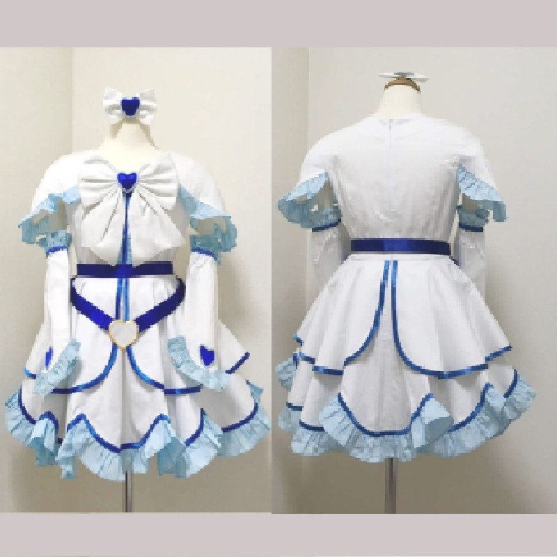 Custom Made Yukijo Hooka Cure White Cosplay Costume (2)