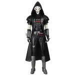 Game Overwatch OW Reaper Gabriel Reyes Cosplay Costume (2)