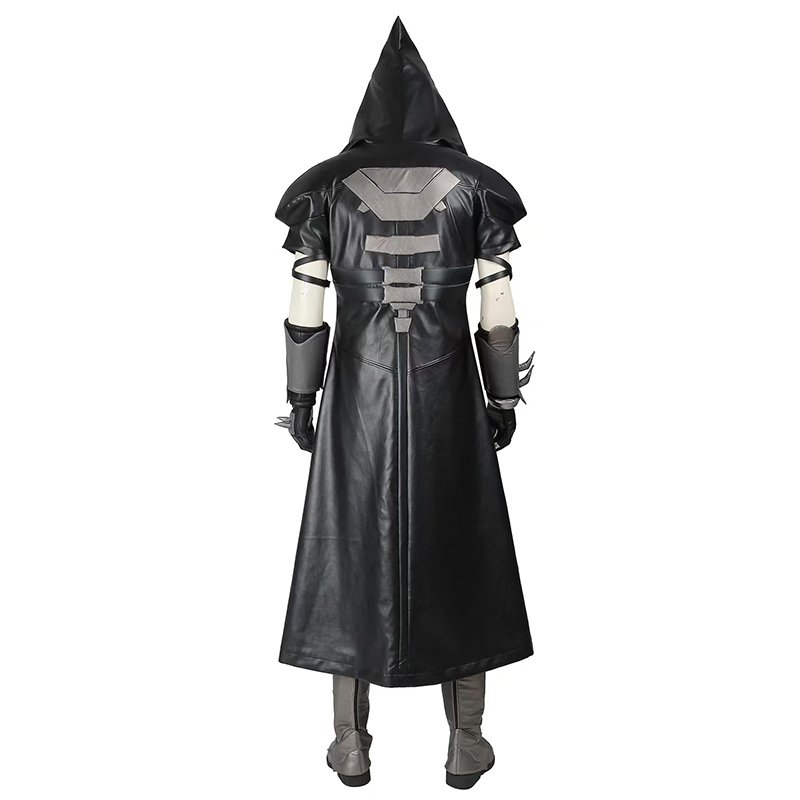 Game Overwatch OW Reaper Gabriel Reyes Cosplay Costume (6)