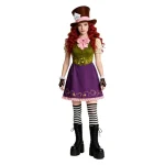 Mad Hatter Alice Genderbend Purple Dress